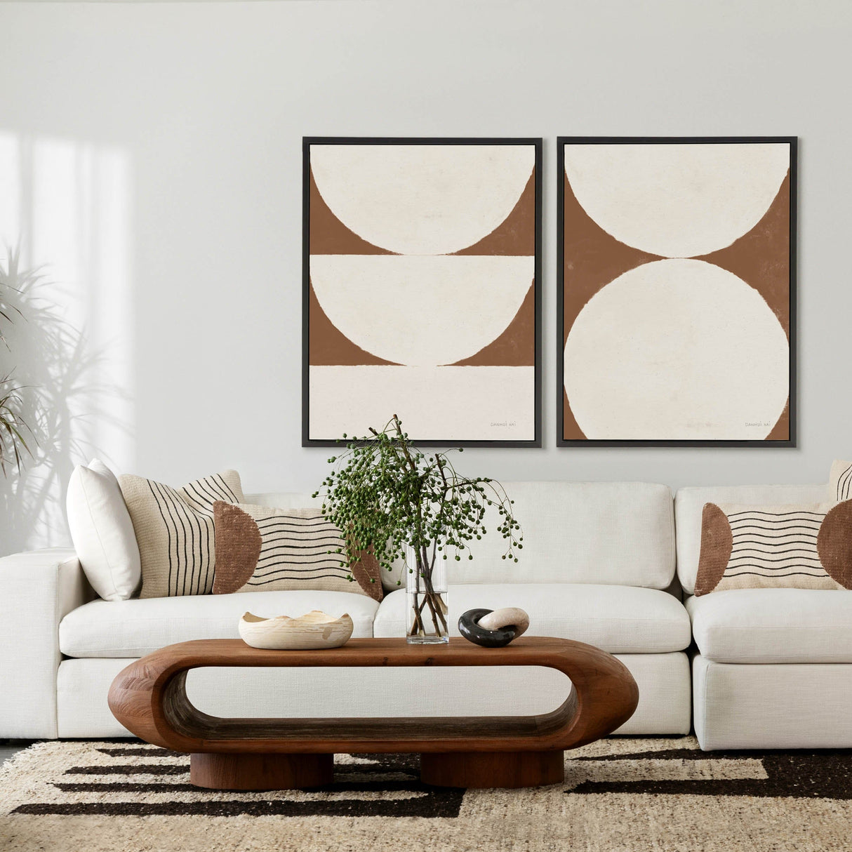 Ronin Coffee Table, Brown by Dovetail at Eve Furniture