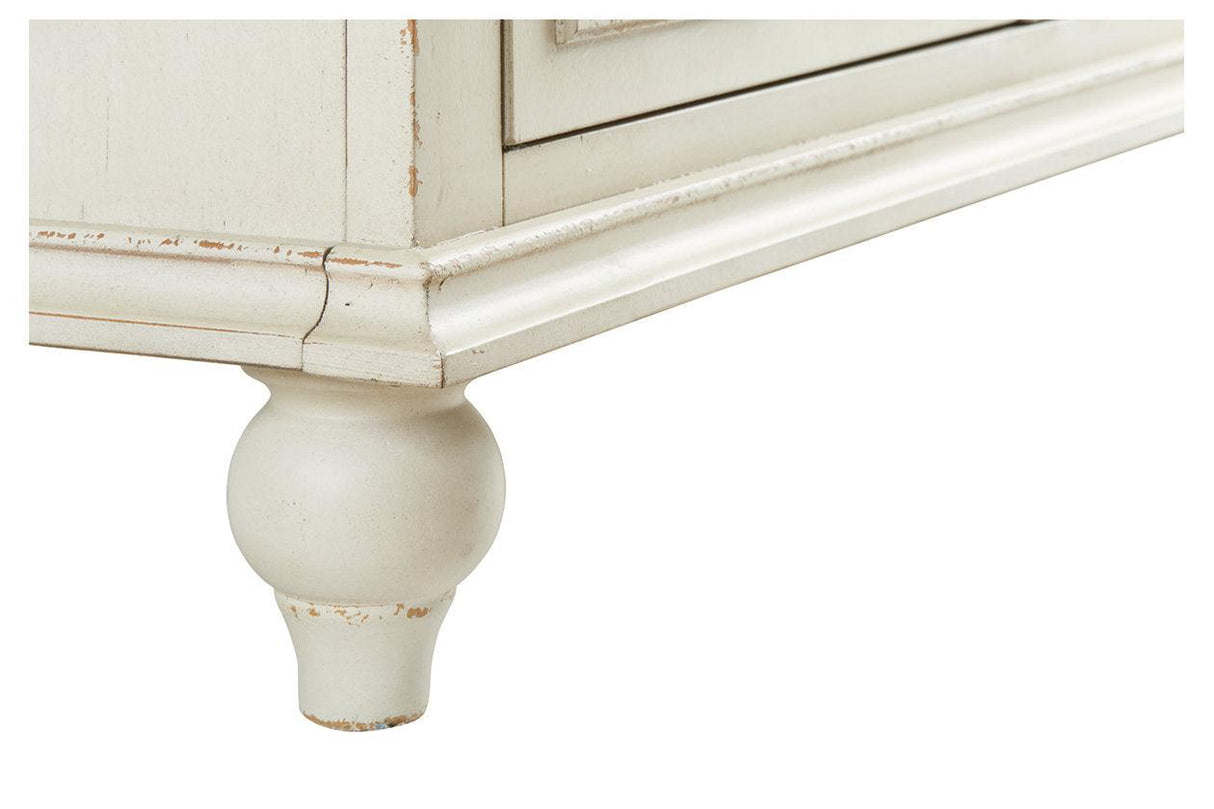 Roranville Antique White Accent Cabinet by Ashley at Eve Furniture