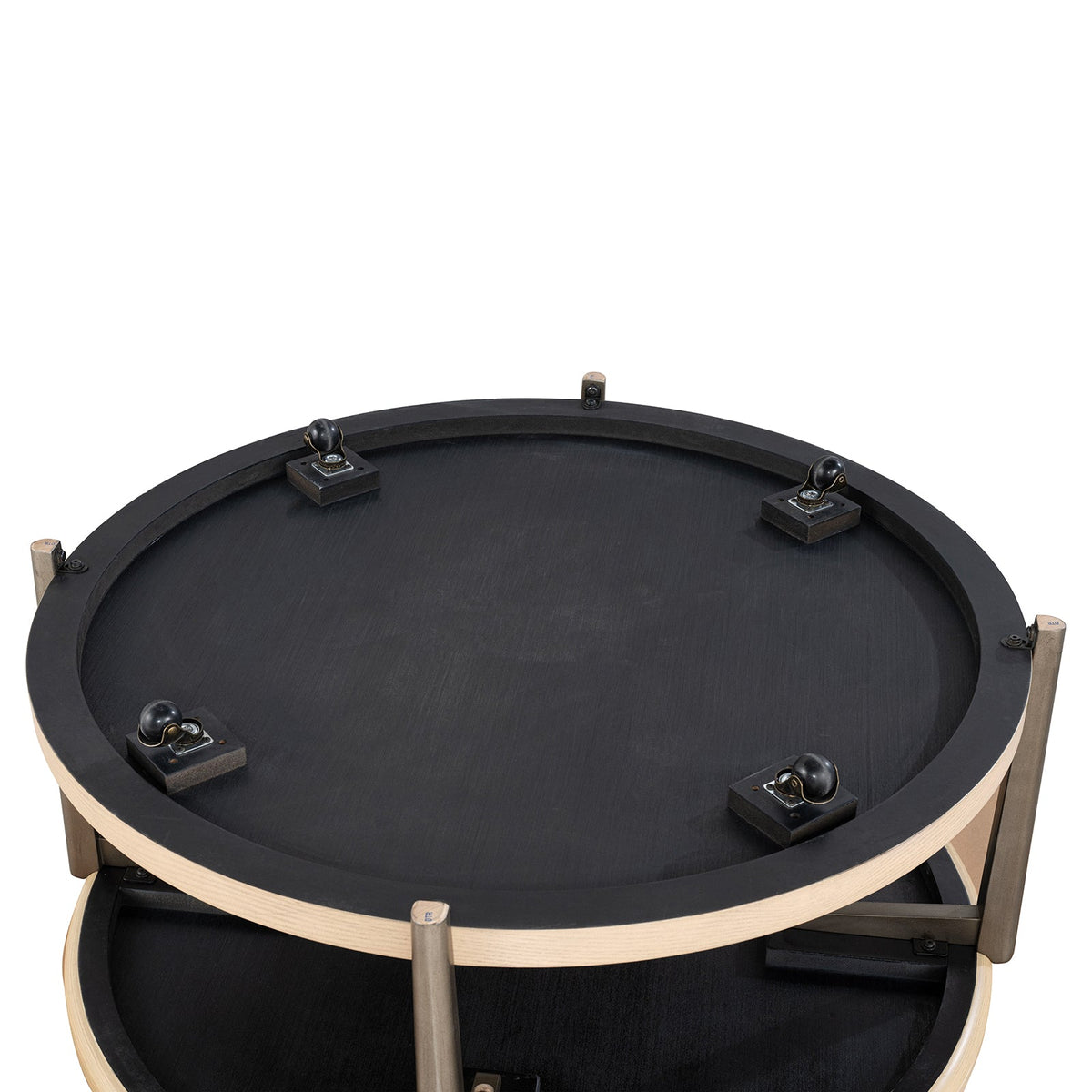 Roros Natural Round Cocktail Table