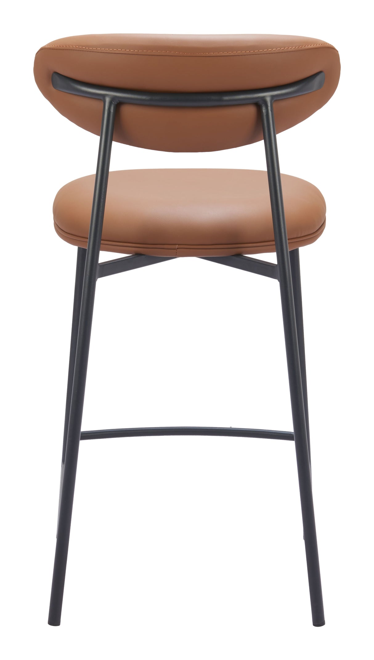 Rorun Brown Counter Stool (Set of 2) by Zuomod at Eve Furniture