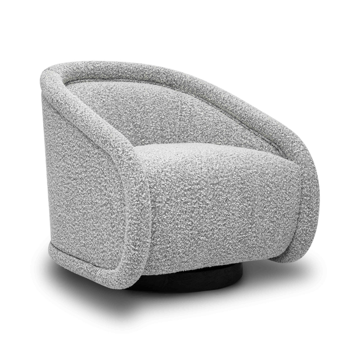 Rory Boucle Swivel Chair by TOV Furniture at Eve Furniture