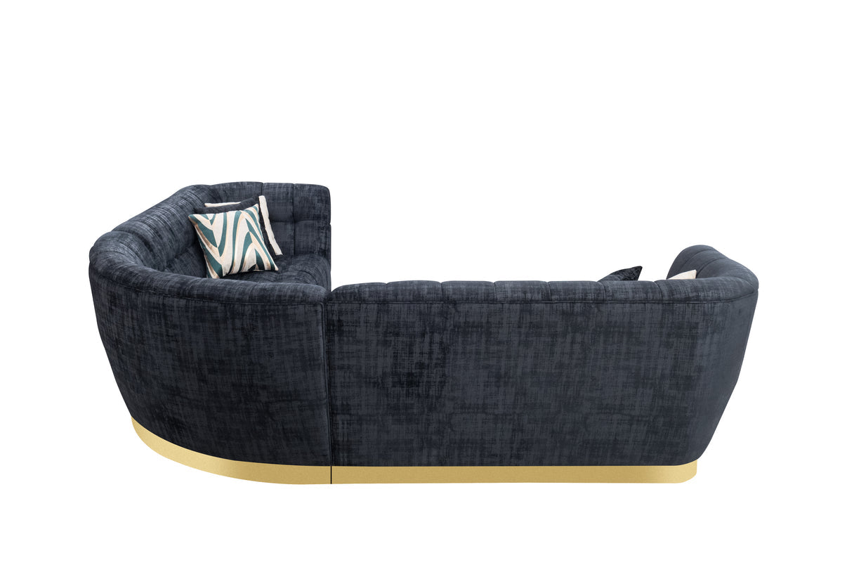 Rosa Black Sectional by New Era Innovations at Eve Furniture