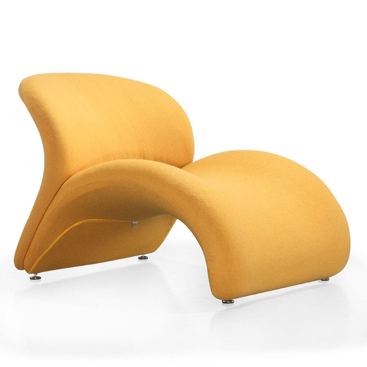 Rosebud Accent Chair in Yellow (set of 2) by Manhattan Comfort at Eve Furniture