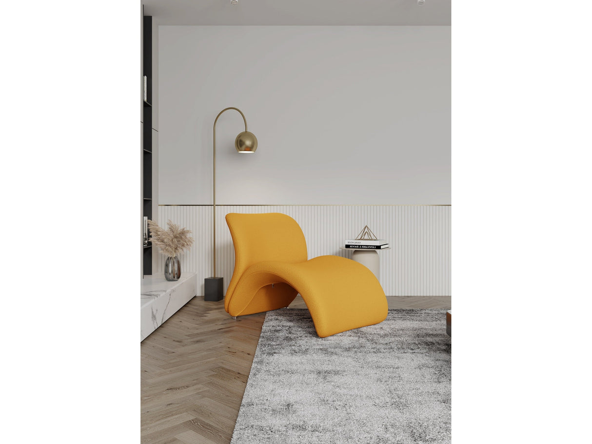 Rosebud Accent Chair in Yellow (set of 2) by Manhattan Comfort at Eve Furniture