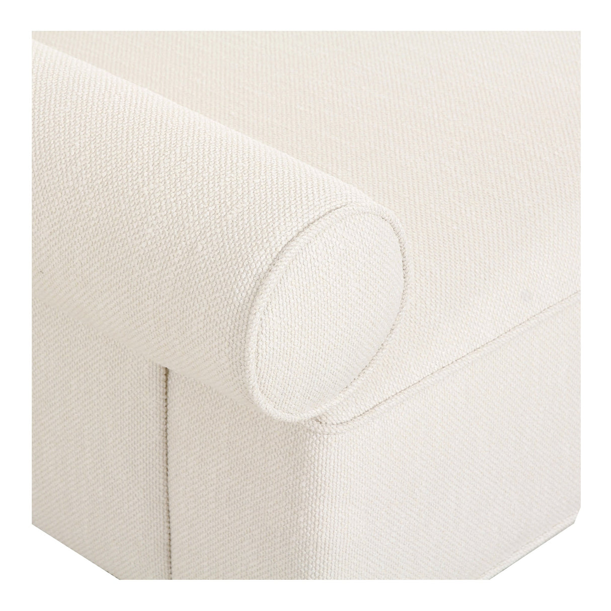 Rosello White Left Arm Facing Chair by MOES at Eve Furniture