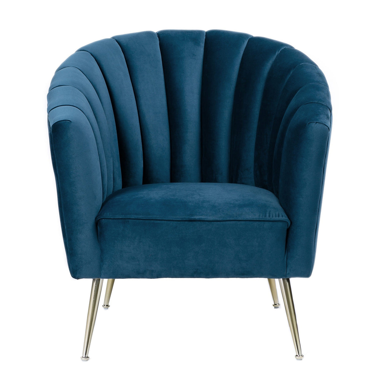 Rosemont Accent Chair in Blue and Gold (set of 2) by Manhattan Comfort at Eve Furniture