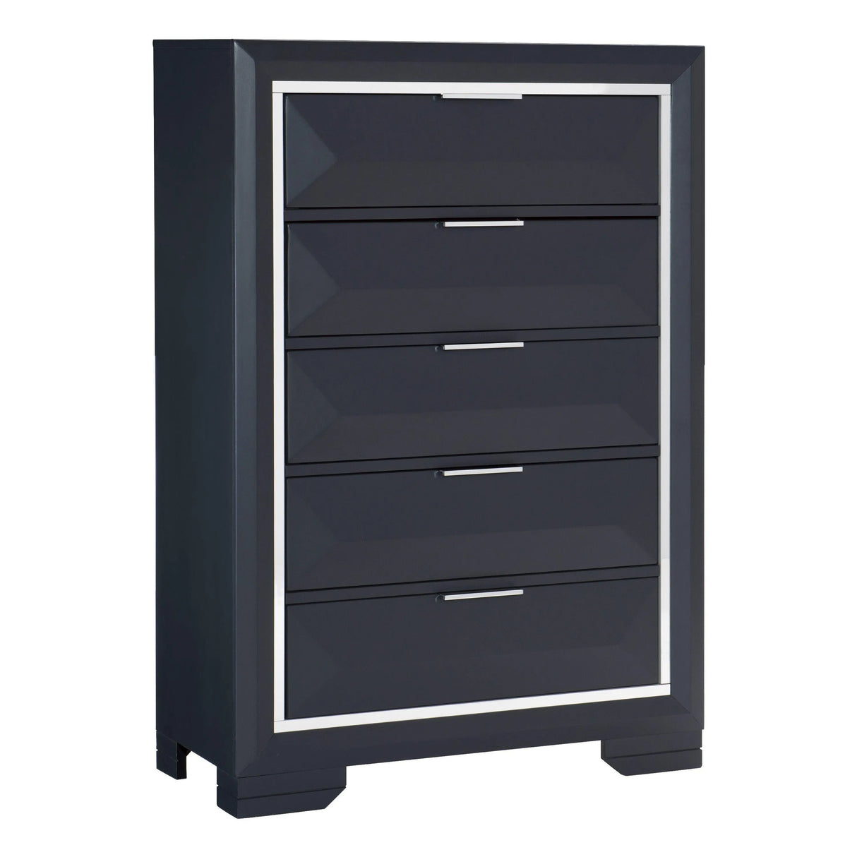 Rosemont Midnight Blue Chest by Homelegance at Eve Furniture