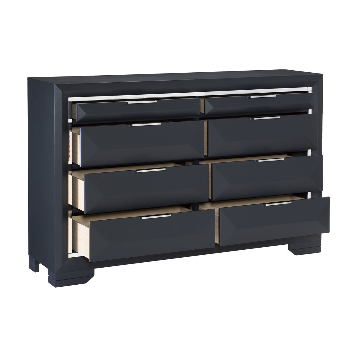 Rosemont Midnight Blue Storage Platform Bedroom Set by Homelegance at Eve Furniture