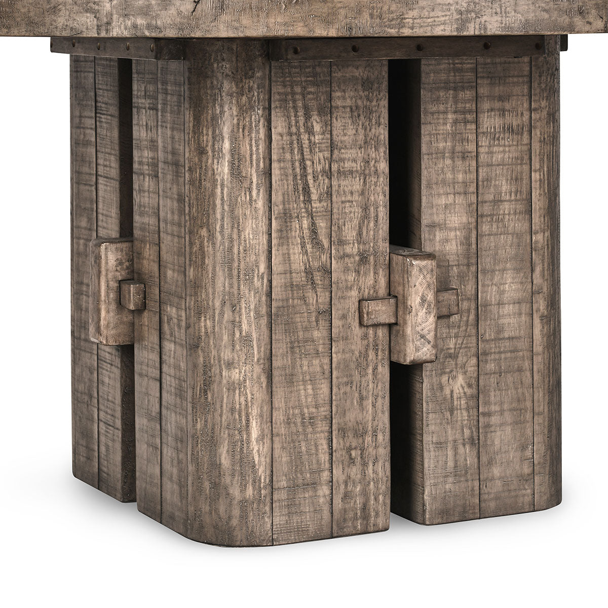 Rosemount Aged Brown Round Dining Table by Classic Home at Eve Furniture