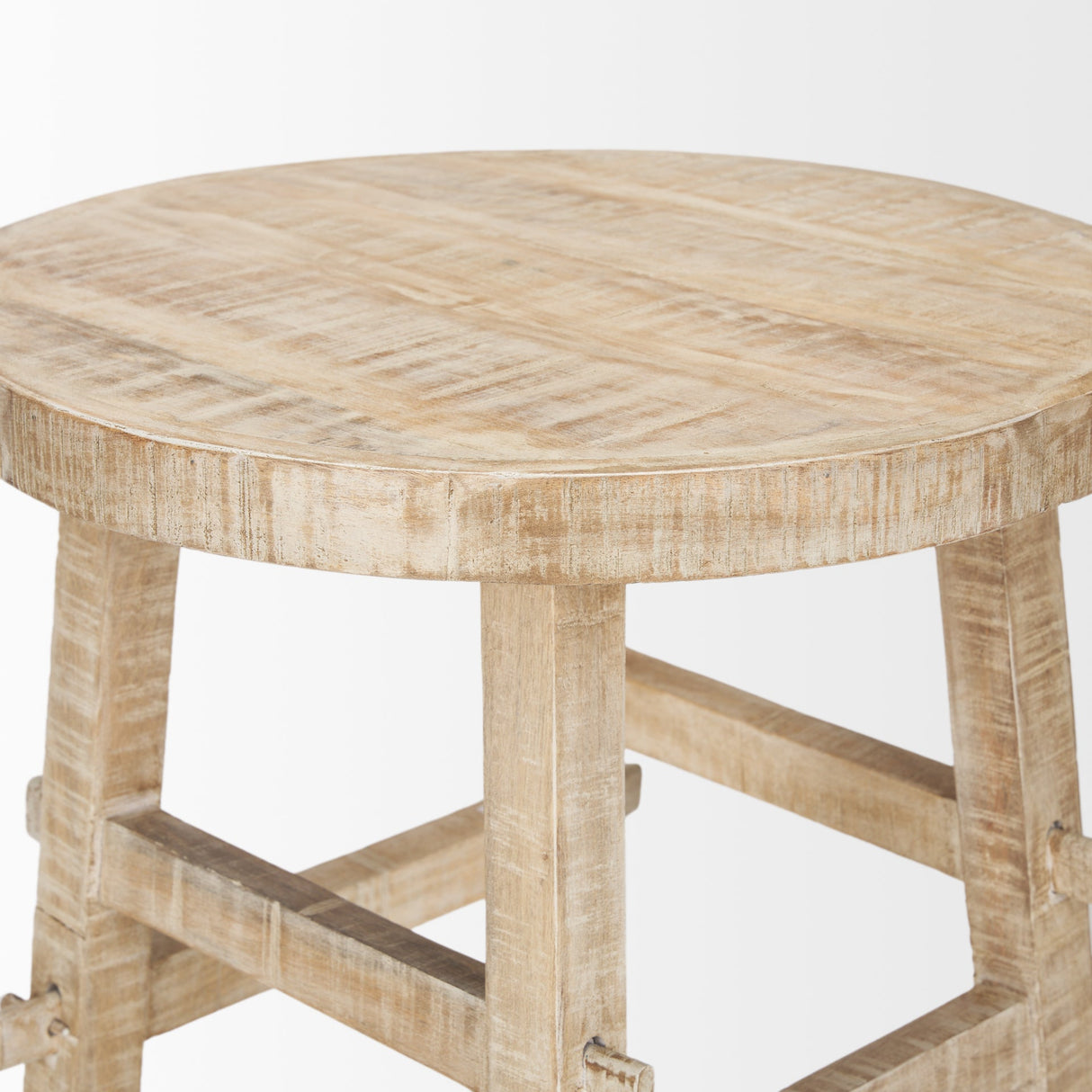 Rosie Small Blonde Wood End Table by Mercana at Eve Furniture