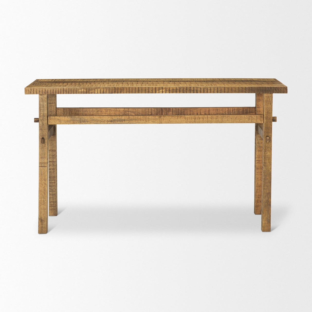 Rosie Small Brown Wood Console Table by Mercana at Eve Furniture