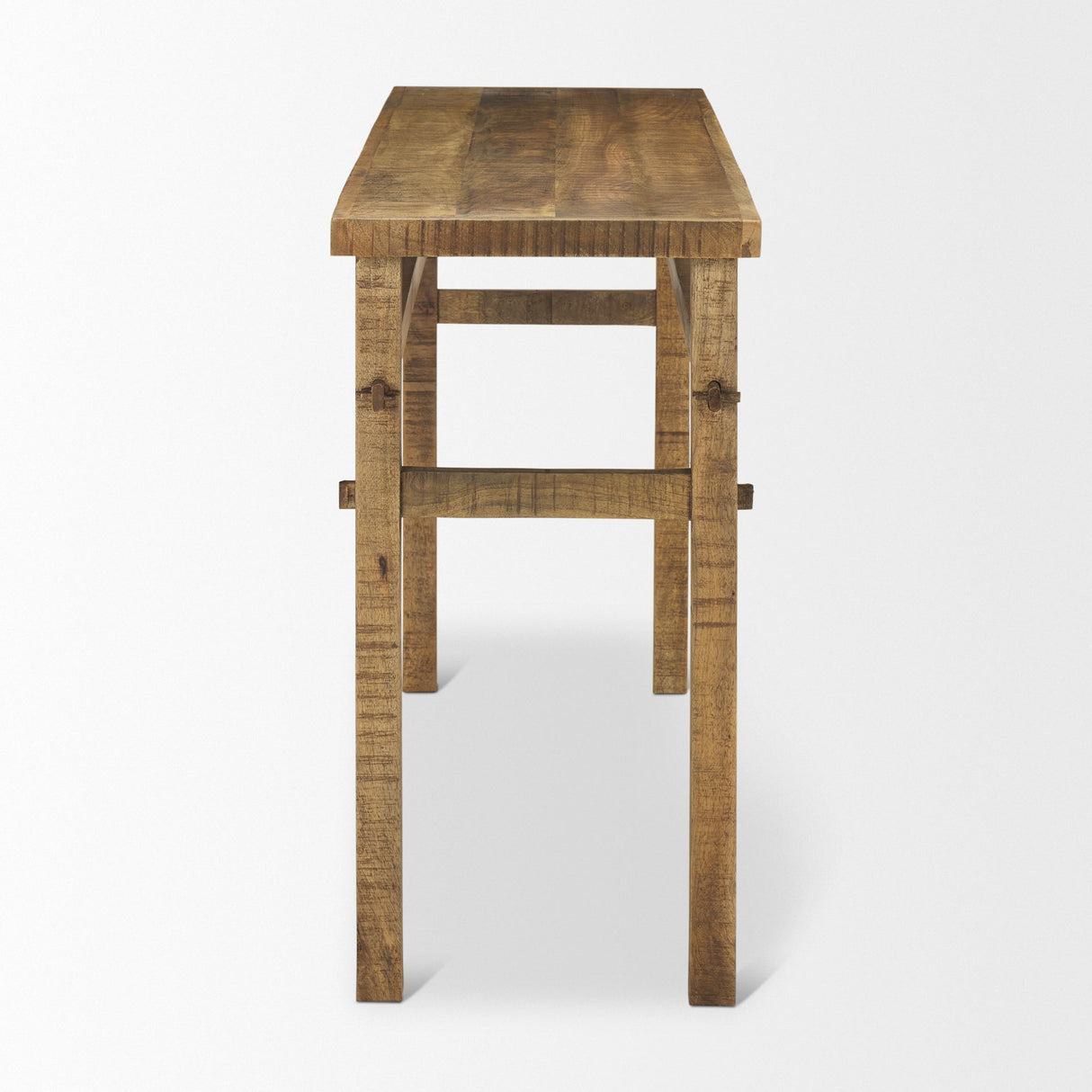 Rosie Small Brown Wood Console Table by Mercana at Eve Furniture