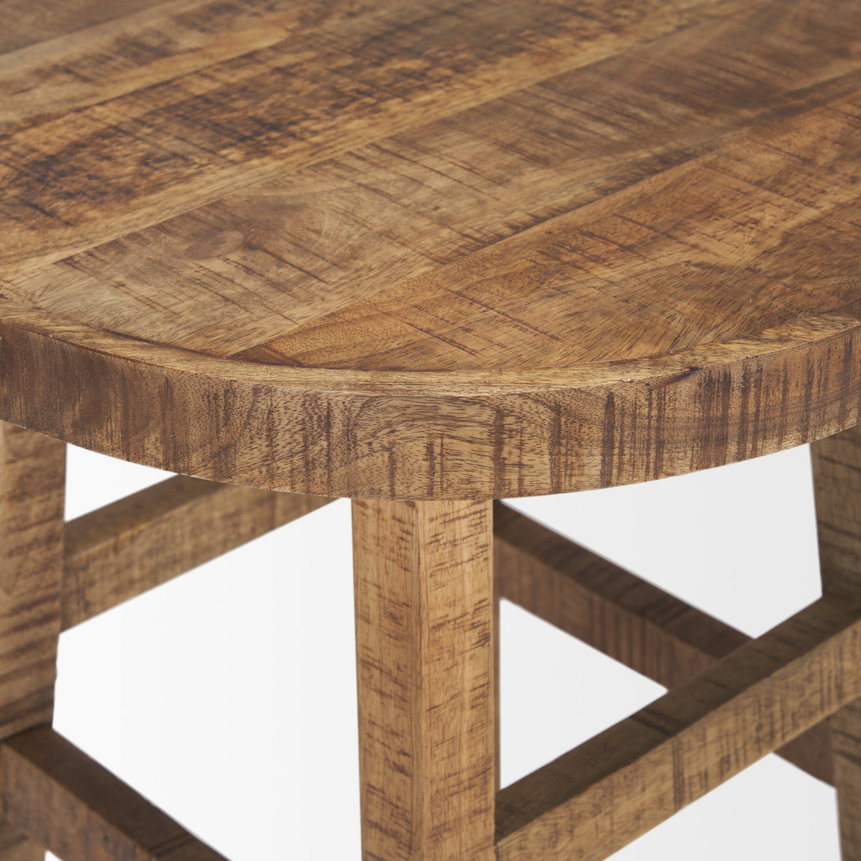 Rosie Small Brown Wood End Table by Mercana at Eve Furniture