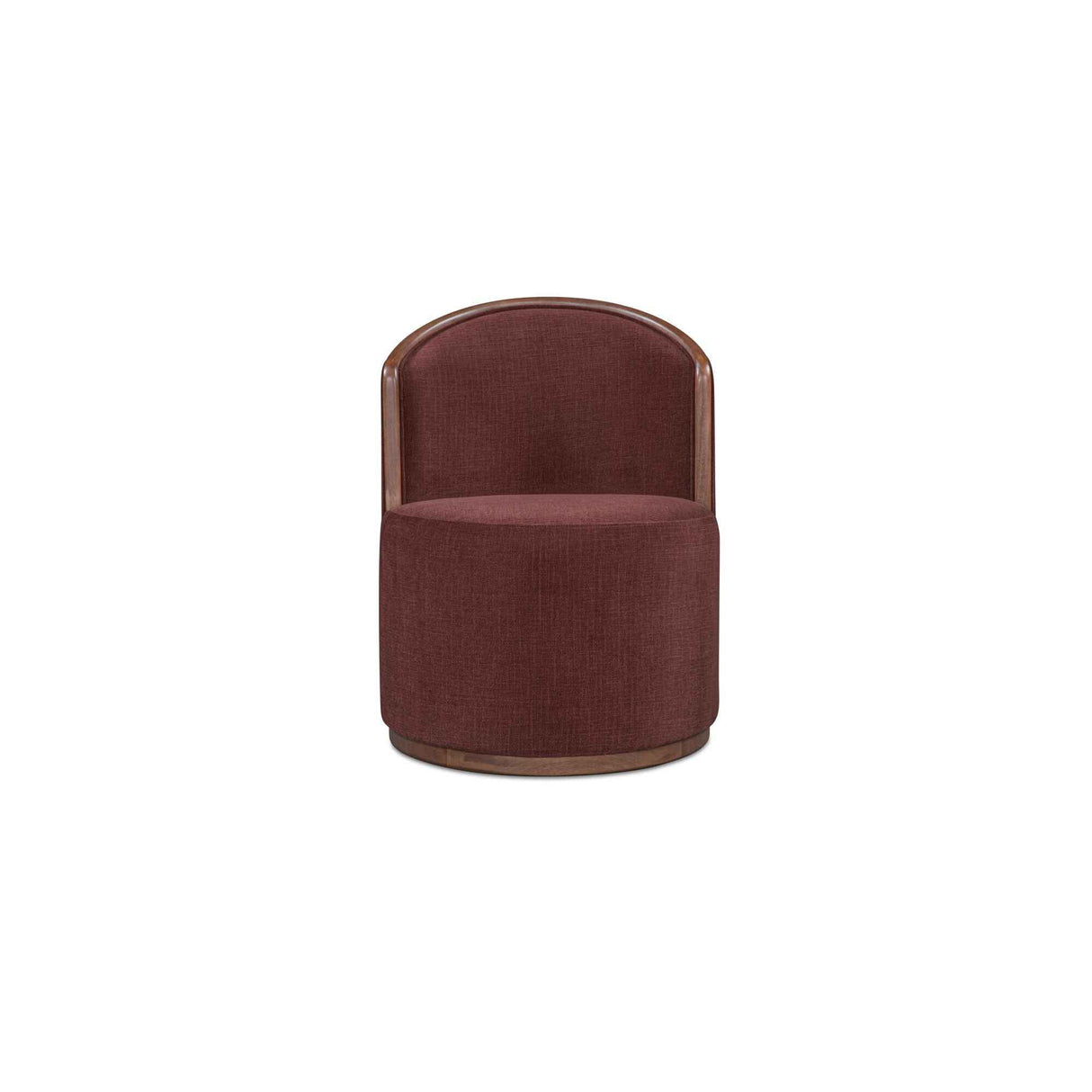 Rossi Berry/Natural Swivel Dining Chair