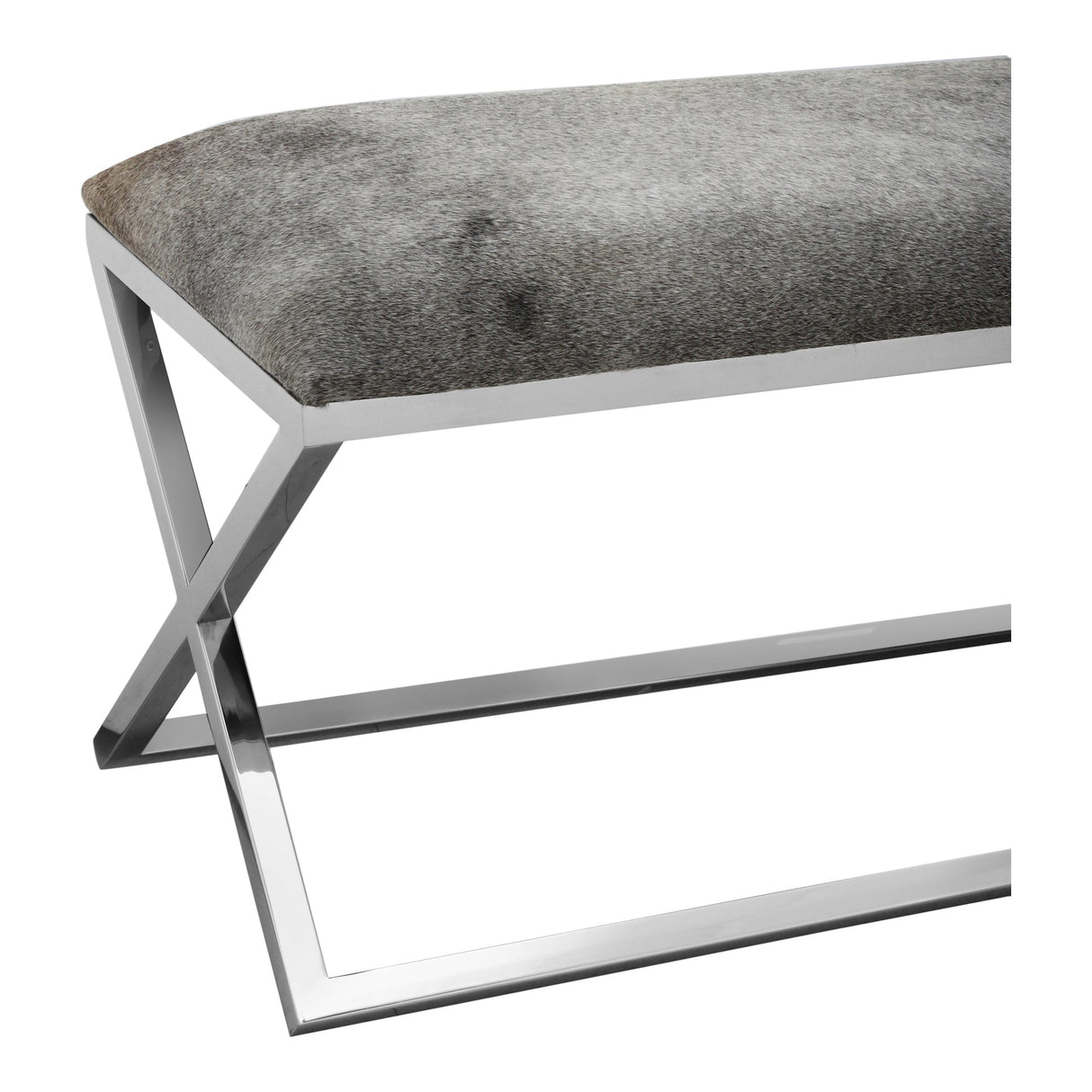 Rossi Grey Bench by Moe's Home at Eve Furniture