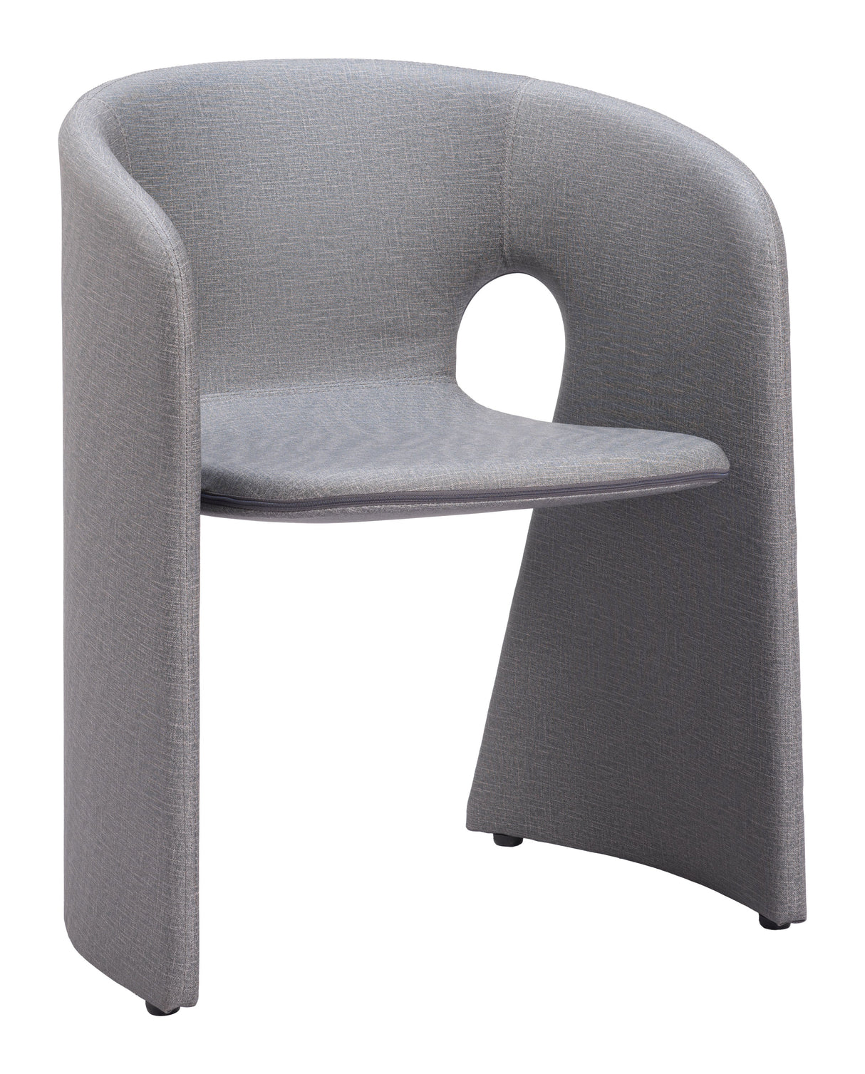 Rosyth Slate Gray Dining Chair by Zuomod at Eve Furniture