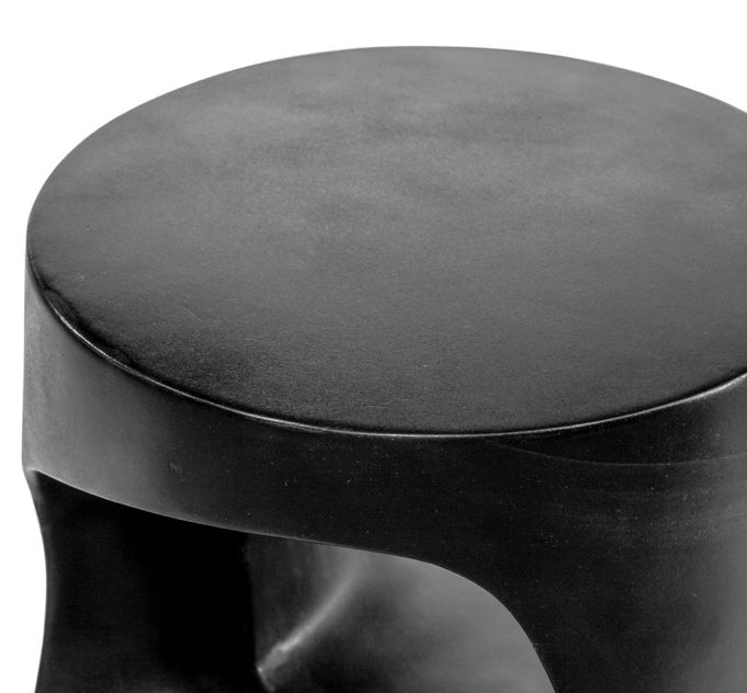 Rothko Outdoor Stool Black by Moe's Home at Eve Furniture