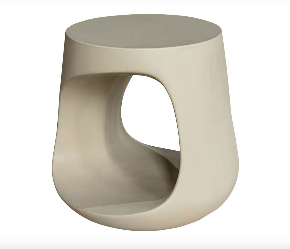 Rothko Outdoor Stool Cream by Moe's Home at Eve Furniture