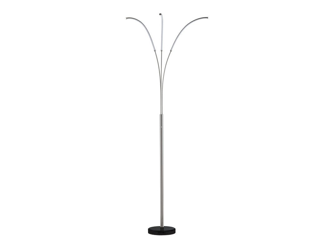 Rougue Silver Floor Lamp by Crestview at Eve Furniture