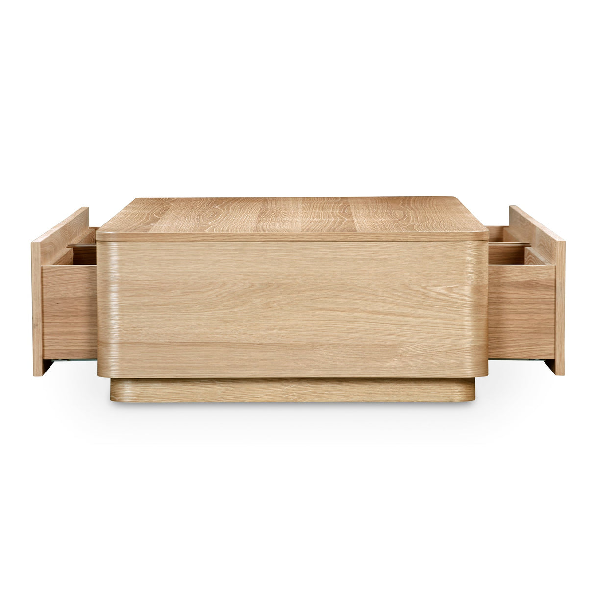 Round Natural Oak Off Coffee Table by Moe's Home at Eve Furniture