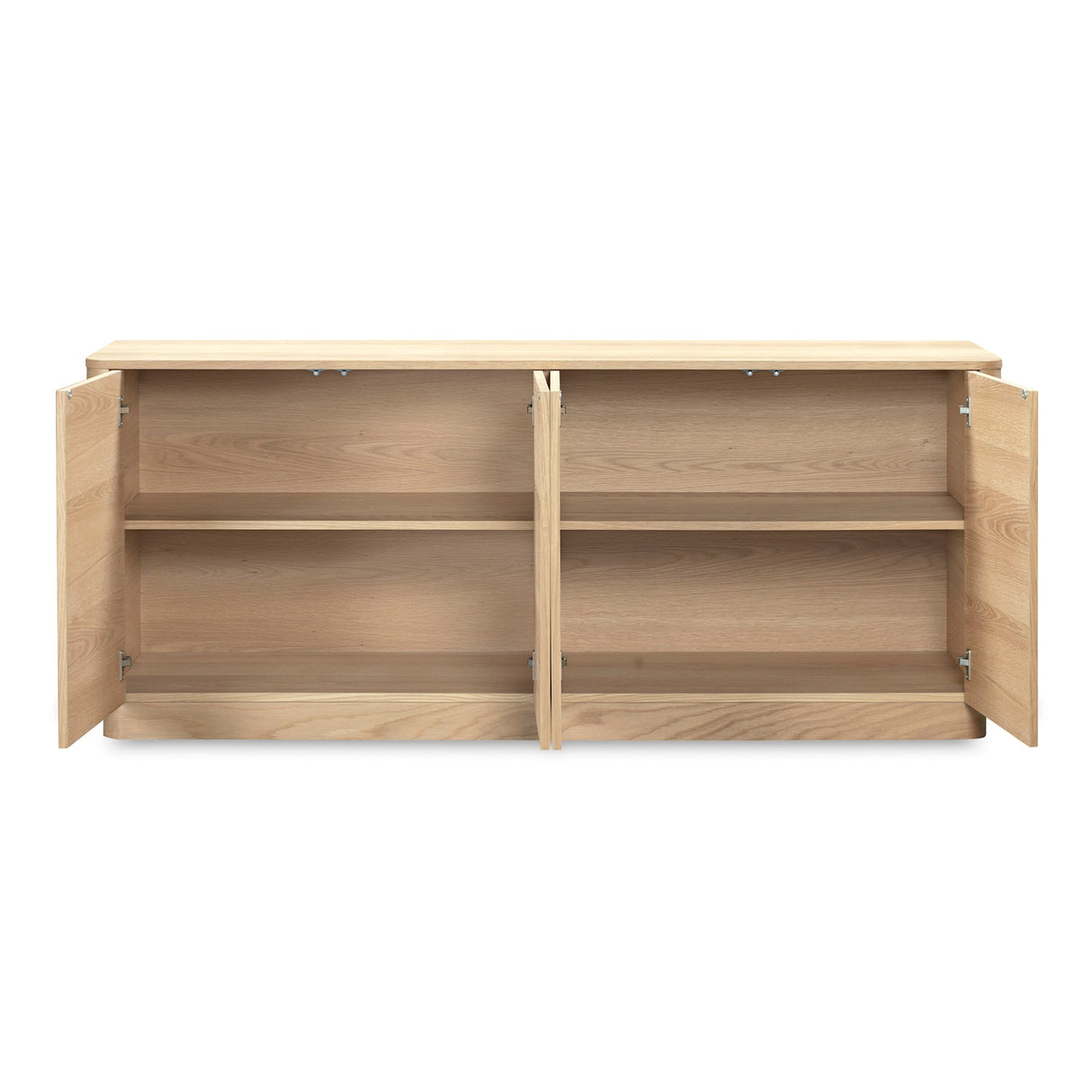 Round Off Natural Oak Sideboard by Moe's Home at Eve Furniture