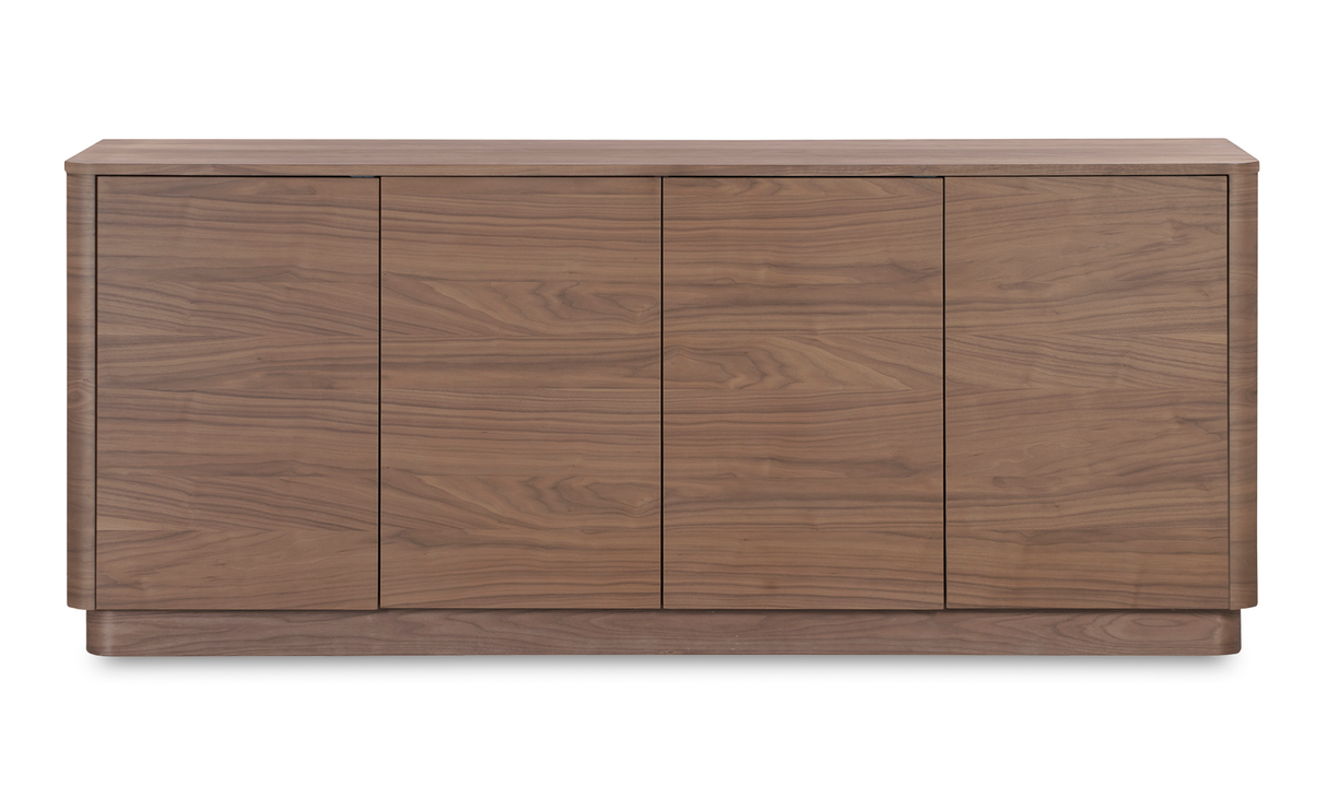 Round Off Sideboard Walnut Brown by Moe's Home at Eve Furniture