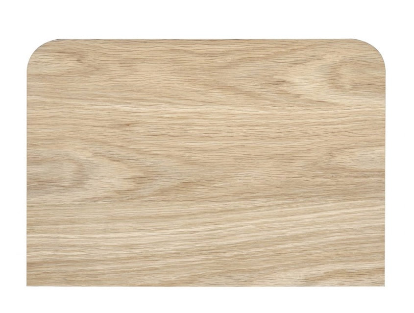 Round Off Small Nightstand Light Oak Brown by Moe's Home at Eve Furniture