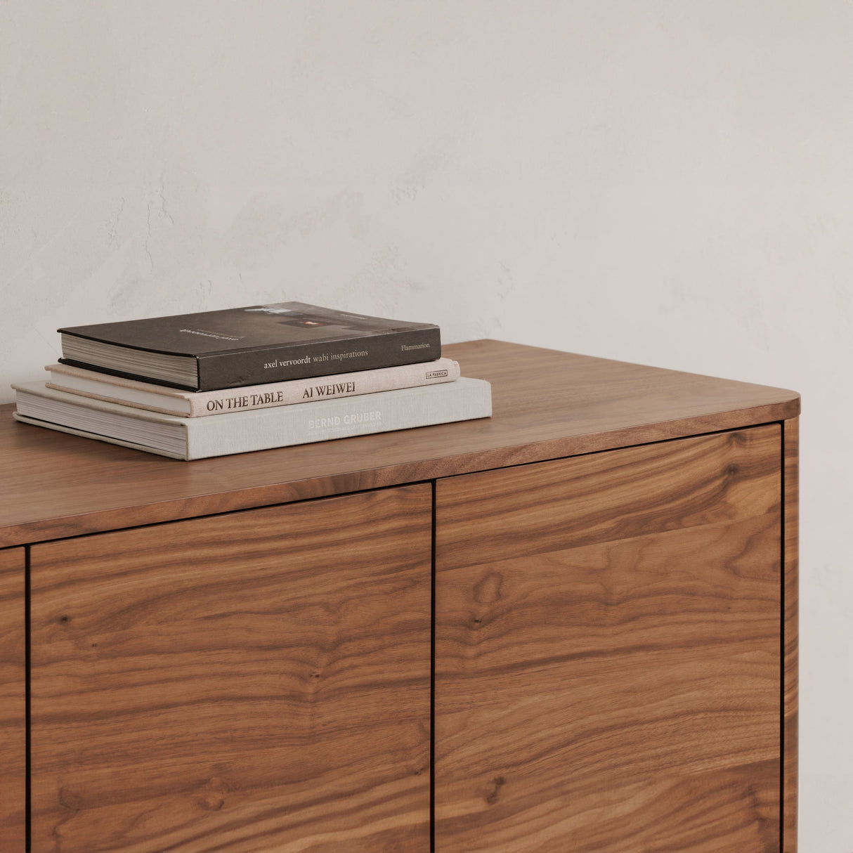 Round Off Walnut Brown Sideboard by Moe's Home at Eve Furniture