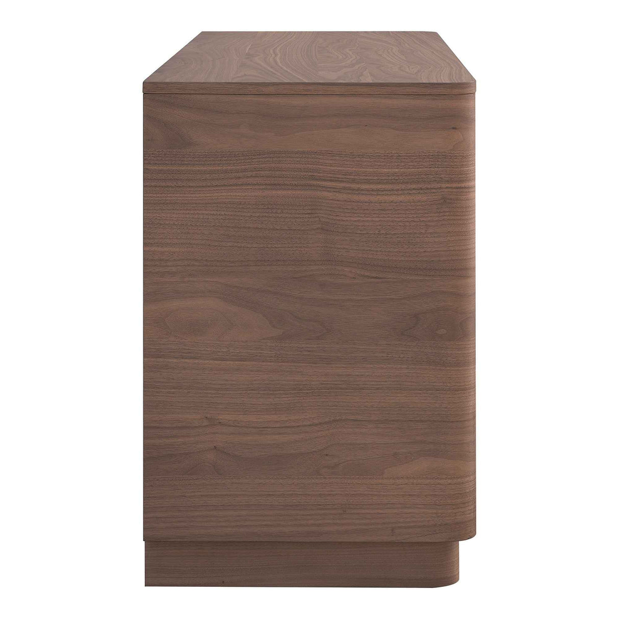 Round Off Walnut BrownDresser