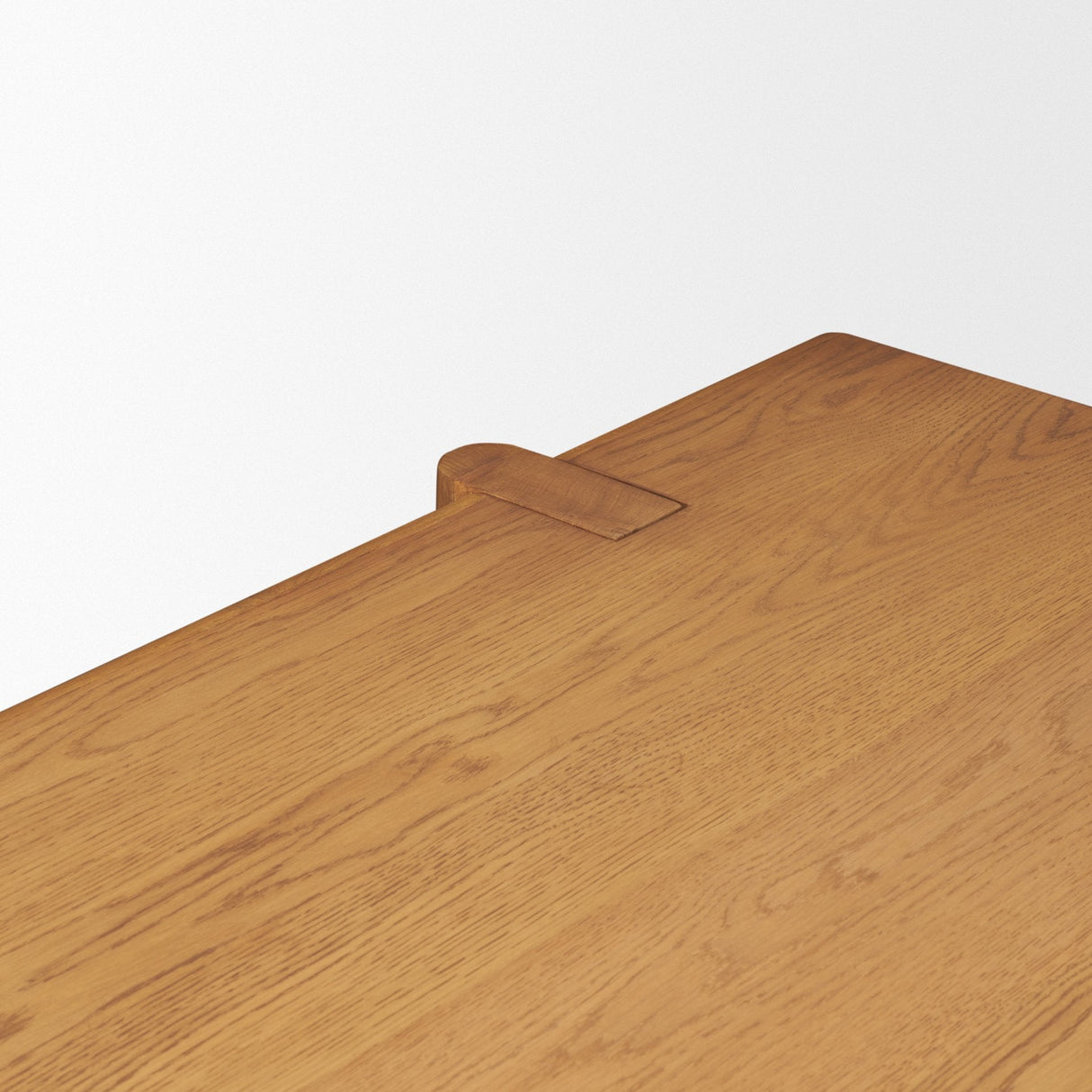 Rowan 94" Light Brown Oak Wood Rectangular Dining Table by Mercana at Eve Furniture
