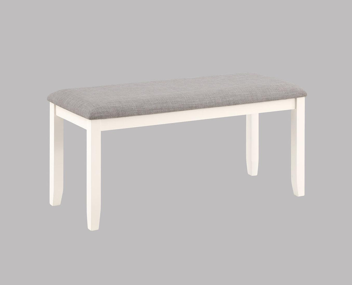 Rowan Chalk Gray 6-Piece Dining Set by Crown Mark at Eve Furniture