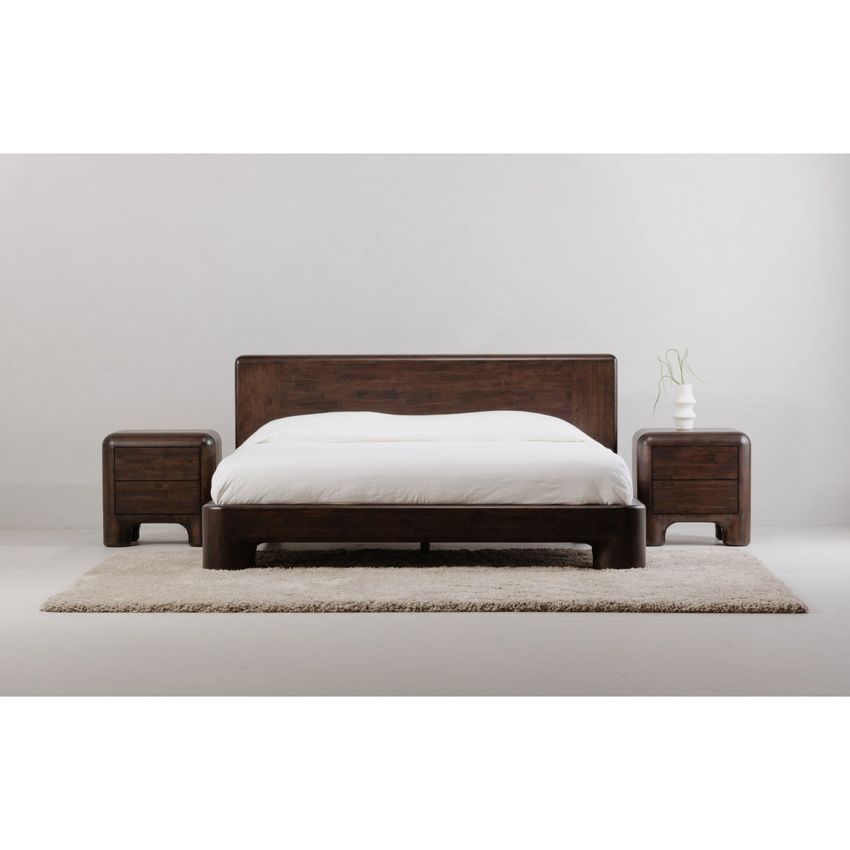 Rowan Dark Brown Nightstand by Moe's Home at Eve Furniture