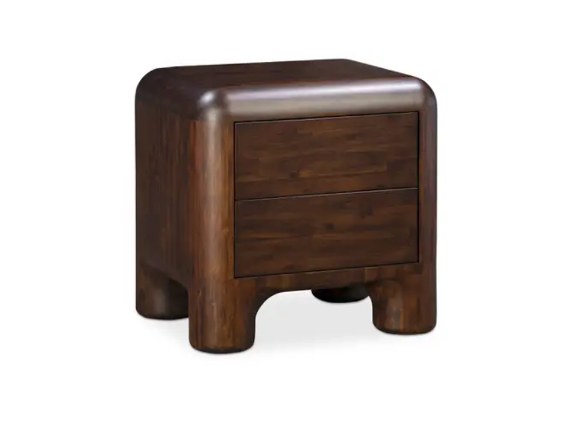 Rowan Nightstand Dark Brown by Moe's Home at Eve Furniture