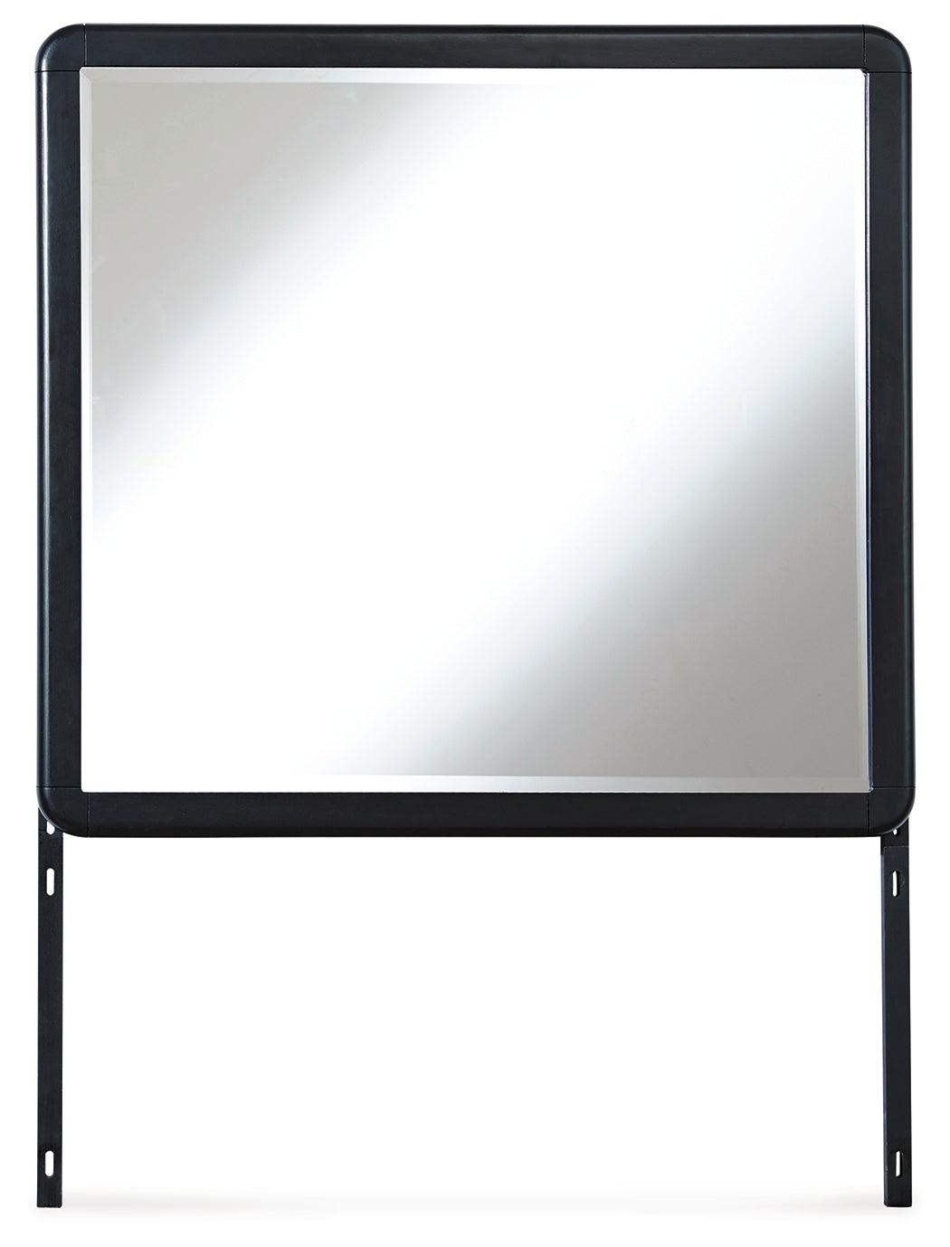 Rowanbeck Black Bedroom Mirror by Ashley at Eve Furniture