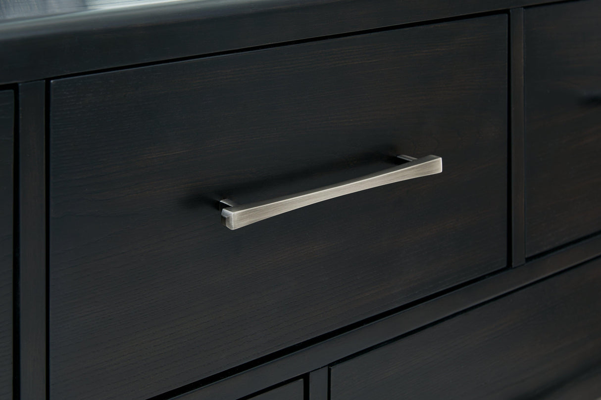 Rowanbeck Black Chest of Drawers by Ashley at Eve Furniture