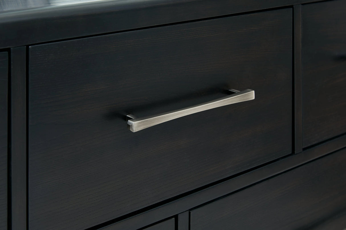 Rowanbeck Black Nightstand by Ashley at Eve Furniture