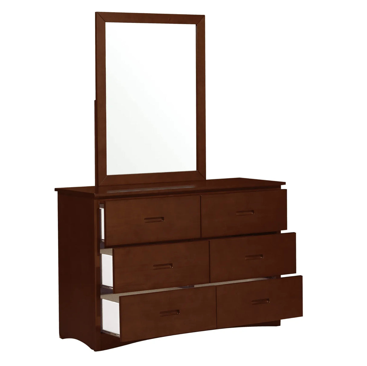 Rowe Dark Cherry Dresser by Homelegance at Eve Furniture