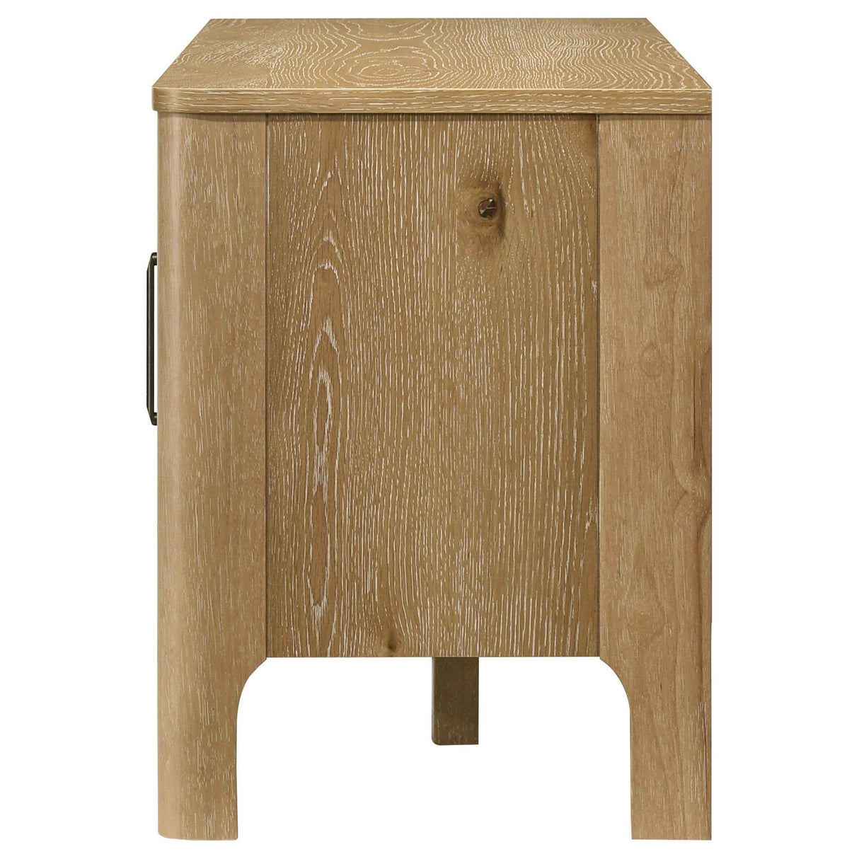Rowe Light Oak 65-inch 2-door Wood TV Stand Media Console by Coaster at Eve Furniture