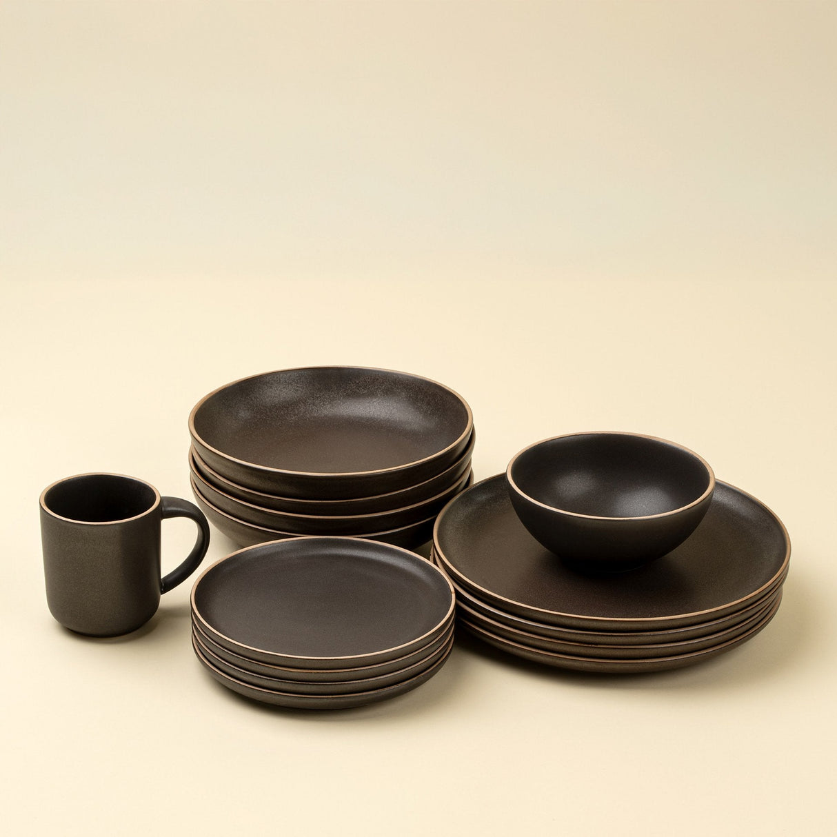 Rowe Mug, Espresso, Set of 4 by Mercana at Eve Furniture