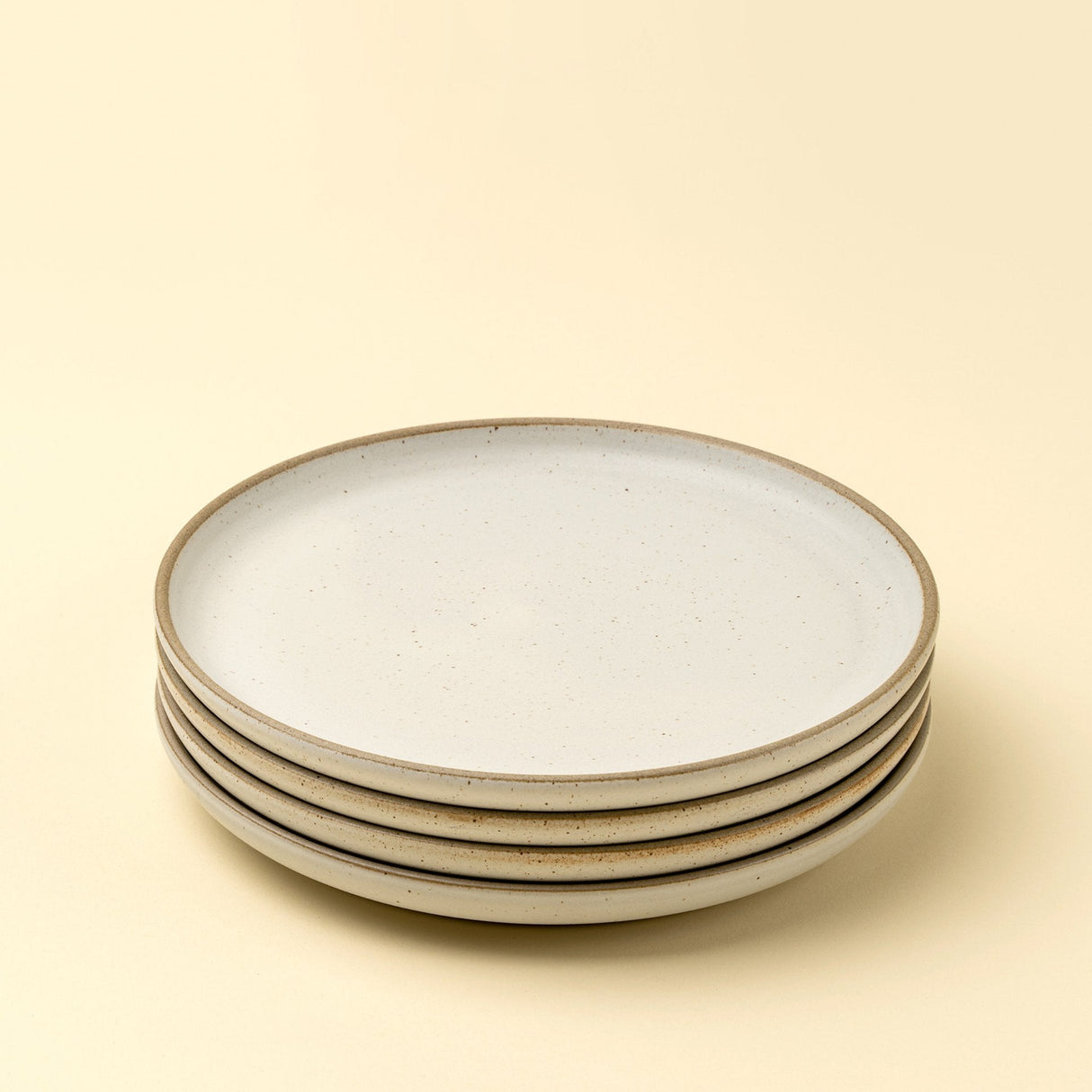 Rowe Small Plate, Ivory, Set of 4 by Mercana at Eve Furniture