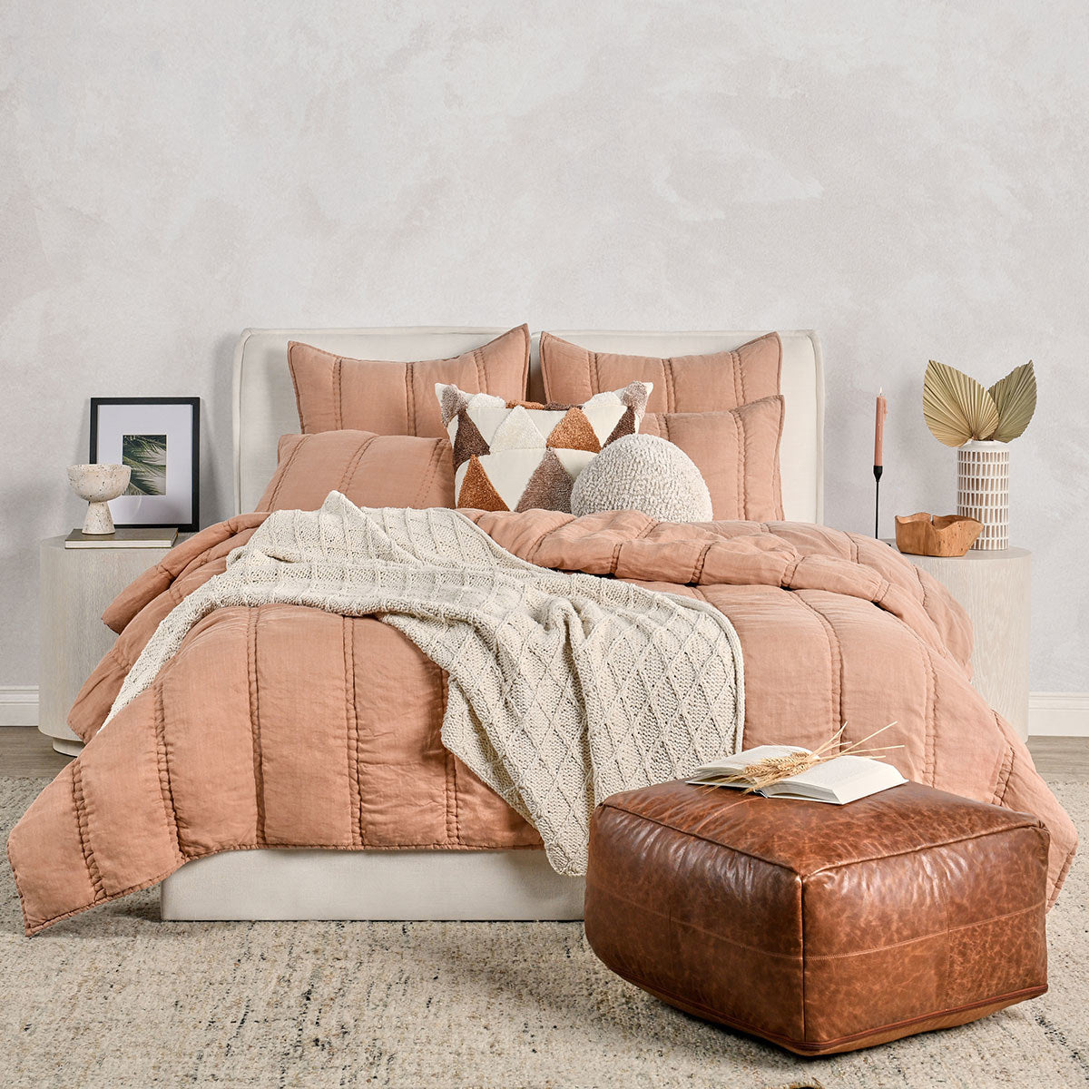 Rowen Clay Quilt Collection by Classic Home at Eve Furniture