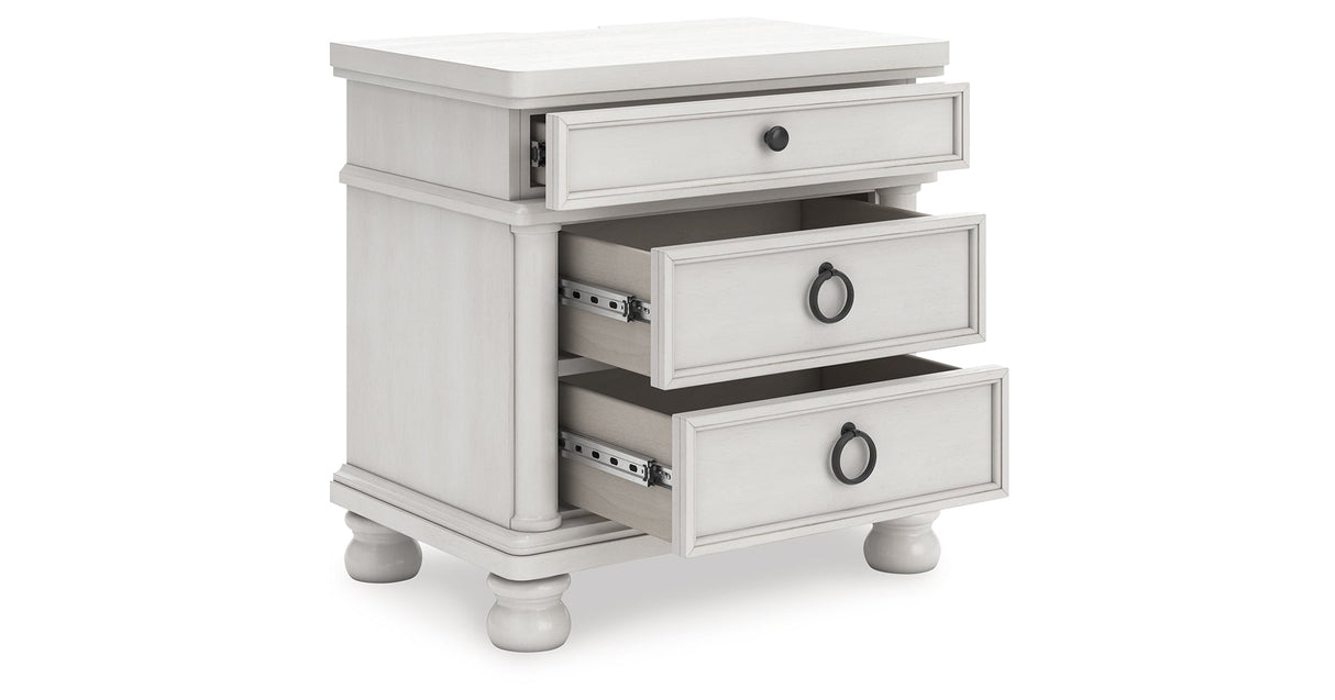 Rowlenstown Antique White Nightstand