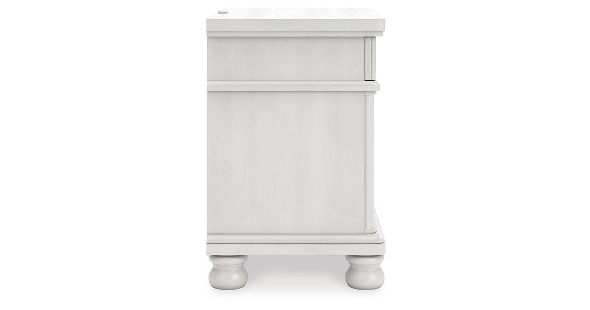 Rowlenstown Antique White Nightstand