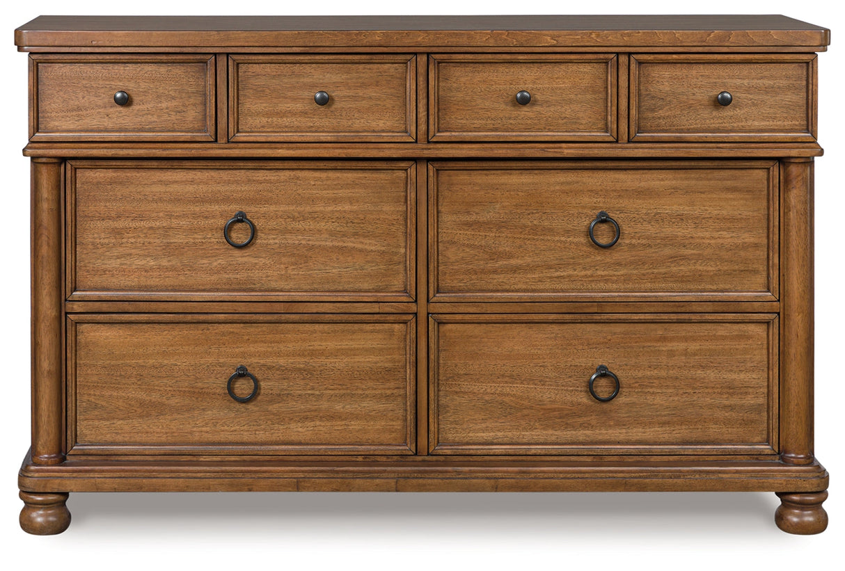 Rowlenstown Brown Dresser by Ashley at Eve Furniture