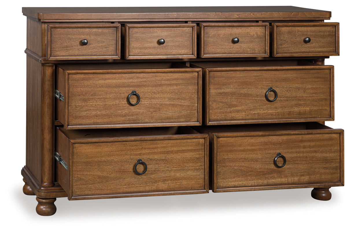 Rowlenstown Brown Dresser by Ashley at Eve Furniture