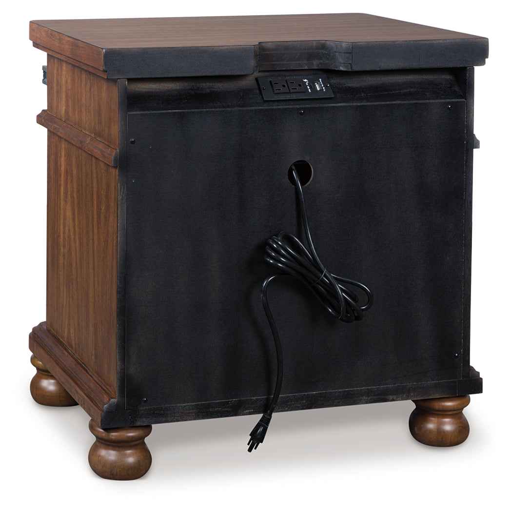 Rowlenstown Brown Nightstand by Ashley at Eve Furniture