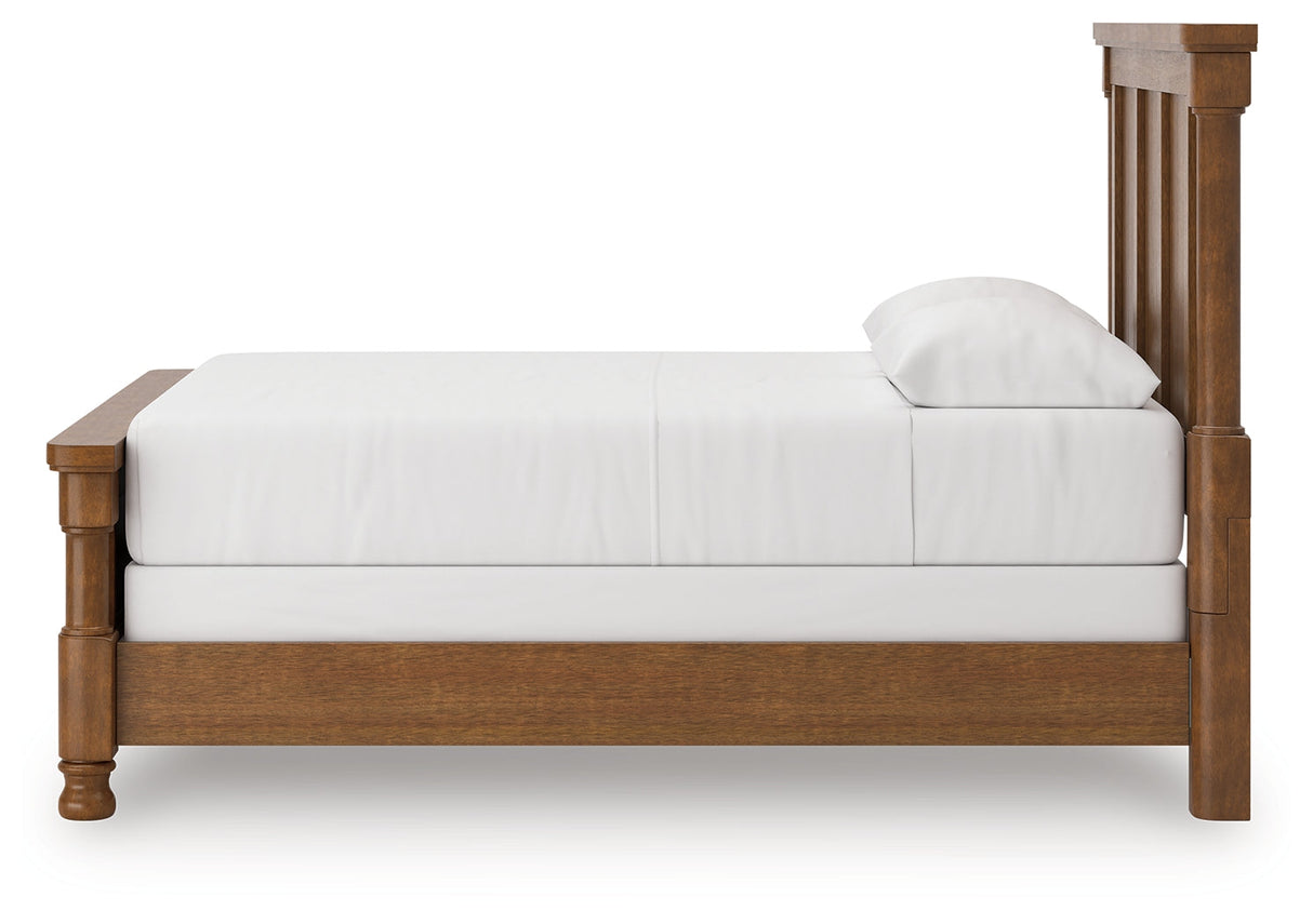 Rowlenstown Brown Poster Bedroom Set by Ashley at Eve Furniture