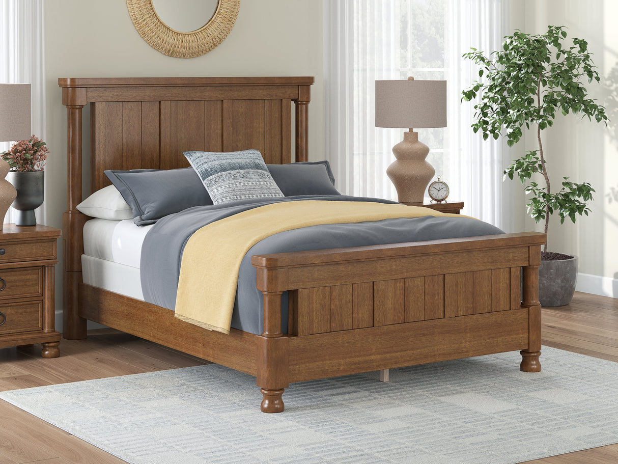 Rowlenstown Brown Poster Bedroom Set by Ashley at Eve Furniture