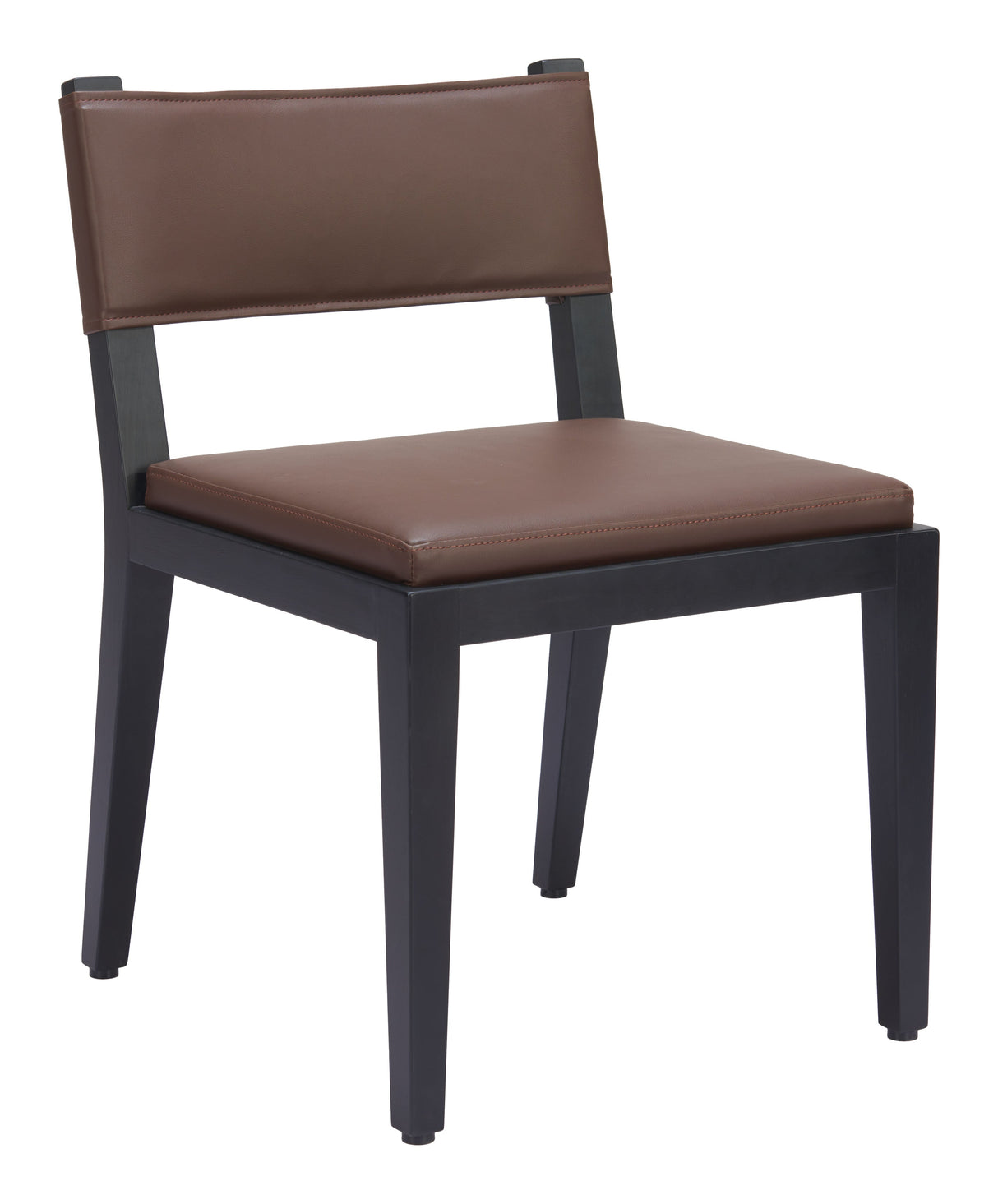 Roxas Brown Dining Chair (Set of 2) by Zuomod at Eve Furniture