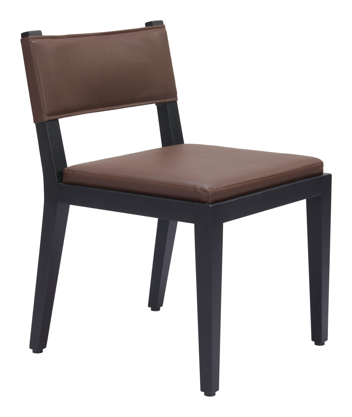 Roxas Brown Dining Chair (Set of 2) by Zuomod at Eve Furniture